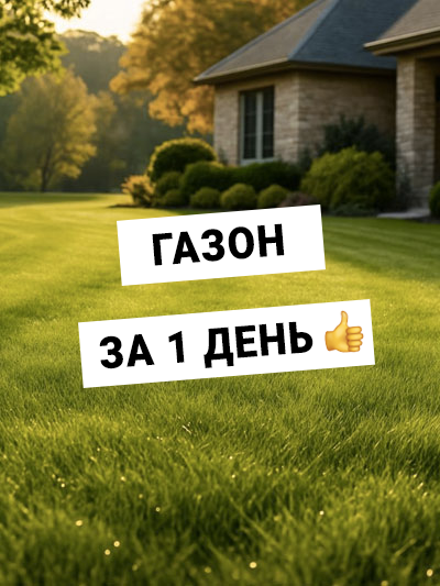 Красивый газон